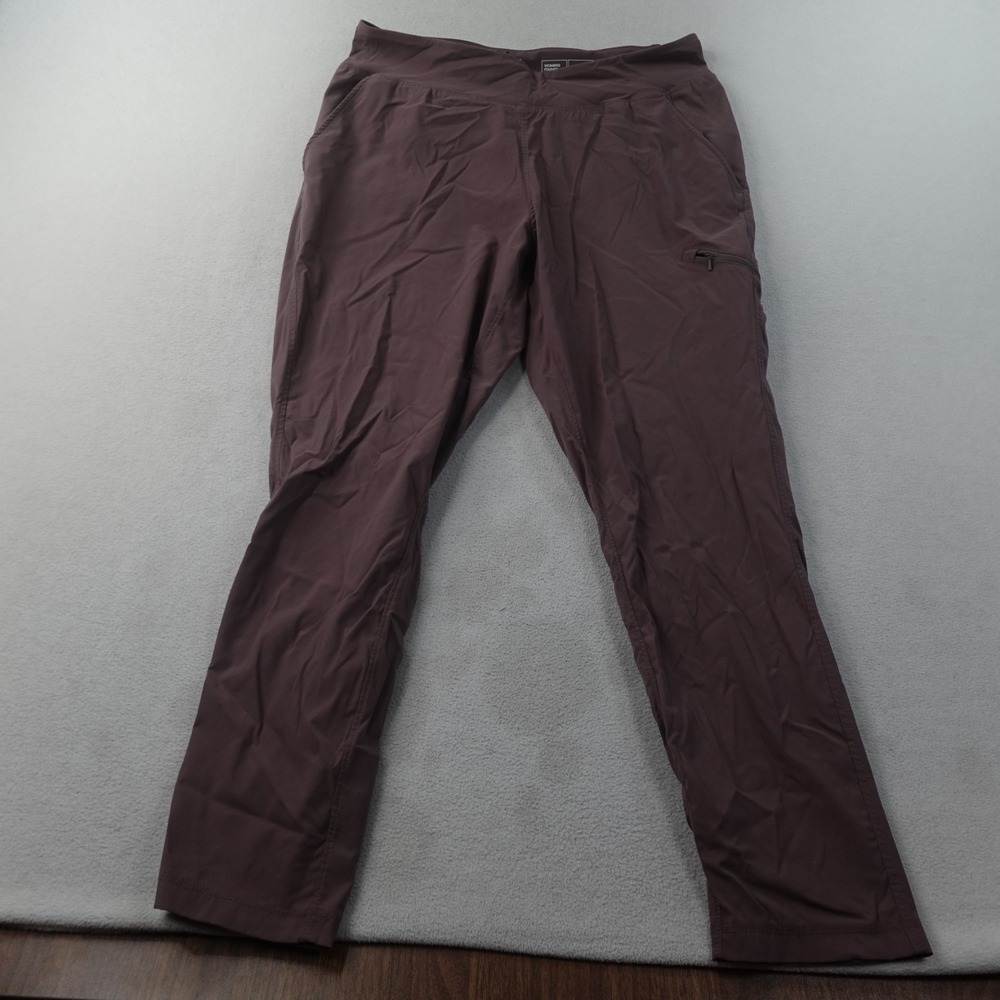 Mountain Hardwear Dynama 2 Ankle Pants Womens Large Choss Brown Hiking 1880741